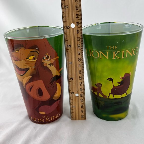 Vintage Disney LION KING 16 oz Cup 90s Lot Simba Timon Pumba - Picture 9 of 10
